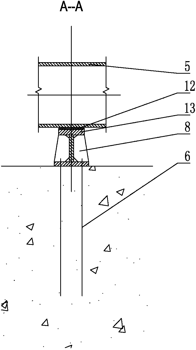 Steel dam gate convenient to install