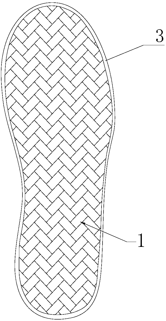 Natural coir sole and production method thereof and shoes with soles