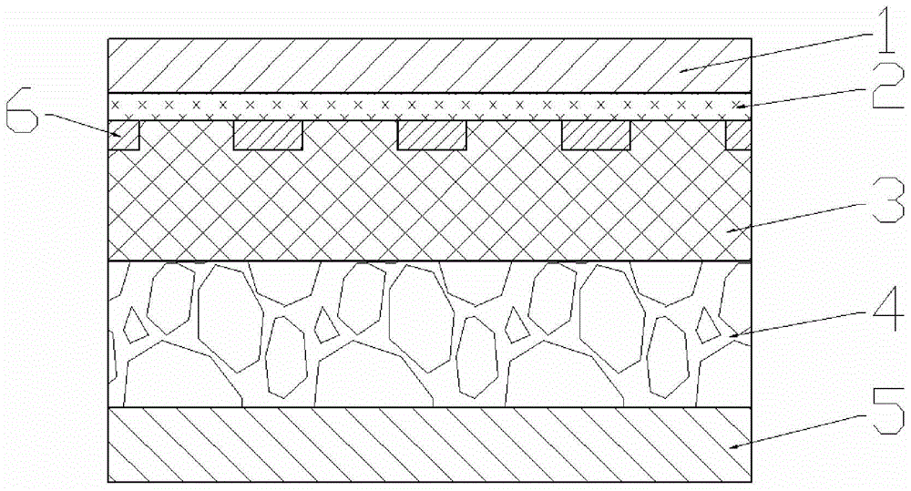 Anti-slip and anti-wear PVC composite floor with high-transmittance surface structure