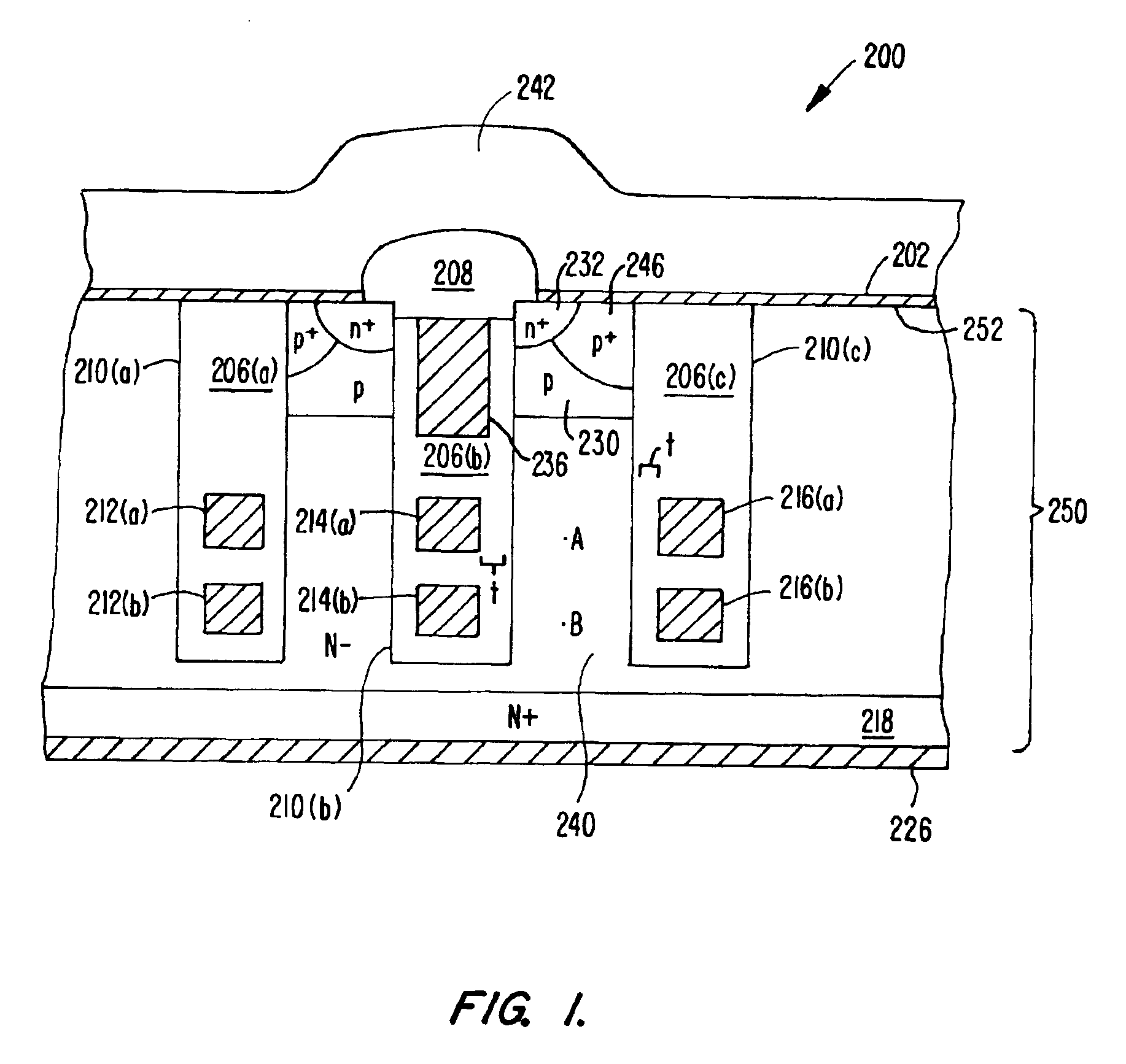 Method for forming a semiconductor structure with improved smaller forward voltage loss and higher blocking capability