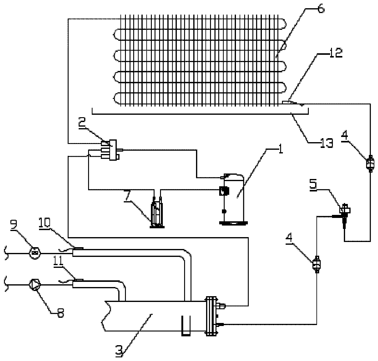 Method for judging defrosting of heat pump and heat pump defrosting system