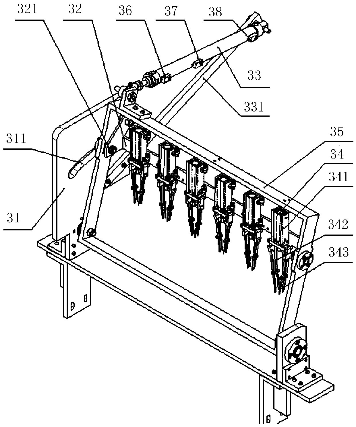 Feeding control system for automatic transplanter and its control method