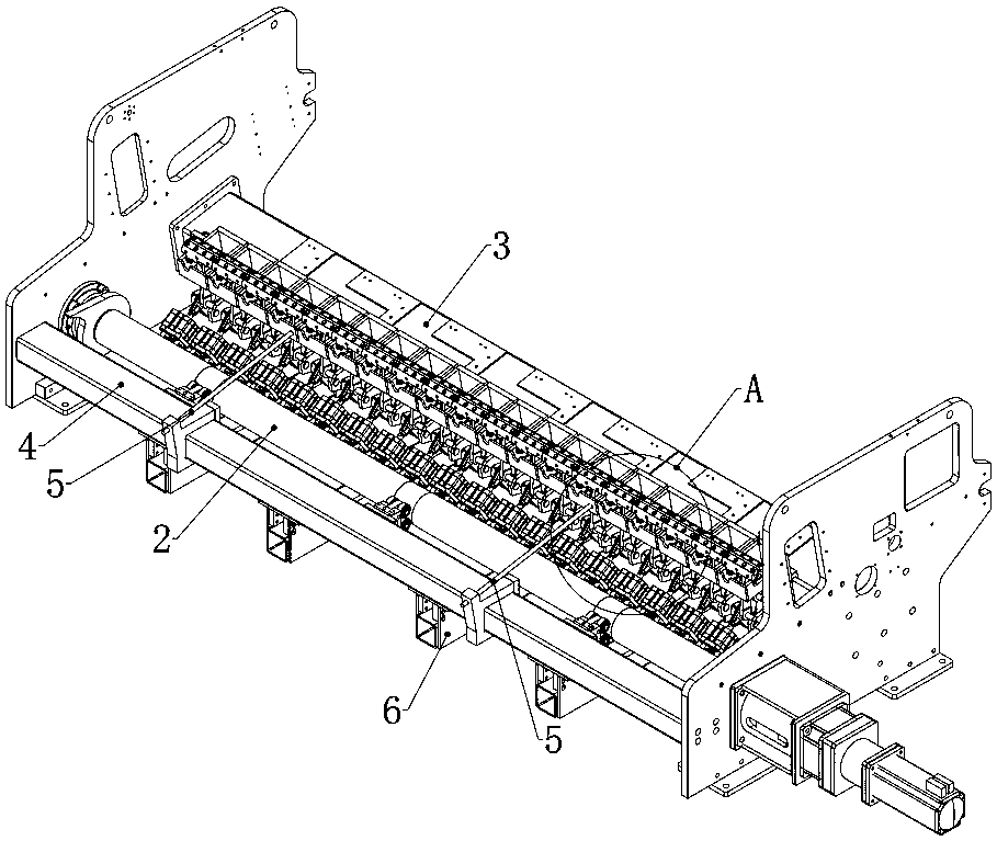 Novel glue-free roll tail sealing device