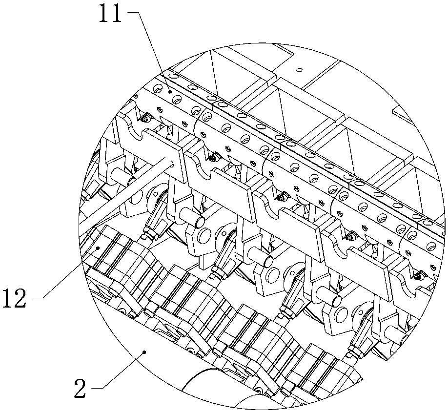 Novel glue-free roll tail sealing device