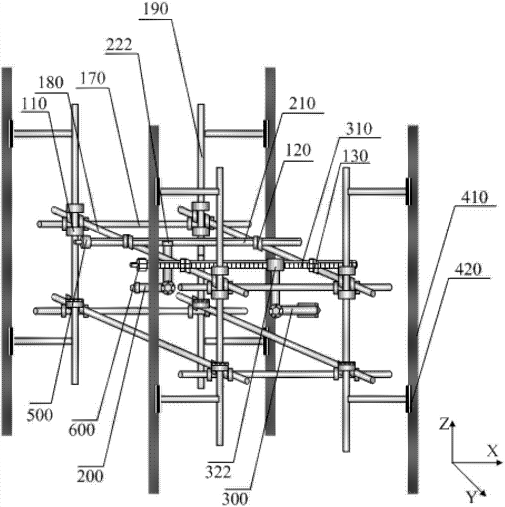 Construction engineering integrated 3D printing and building system and use method thereof