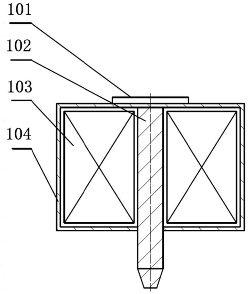 A high-speed electromagnetic polishing device for complex curved surfaces with small and medium diameters