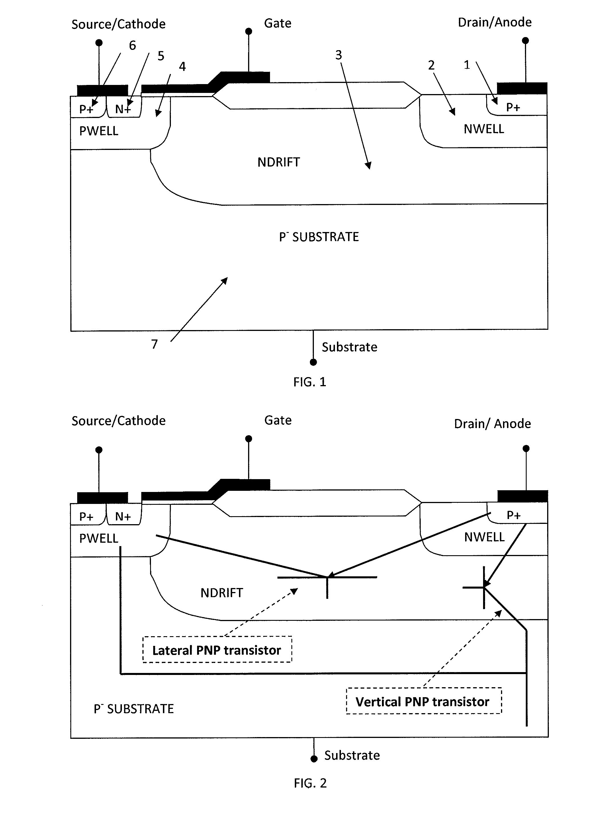 Lateral power semiconductor transistors