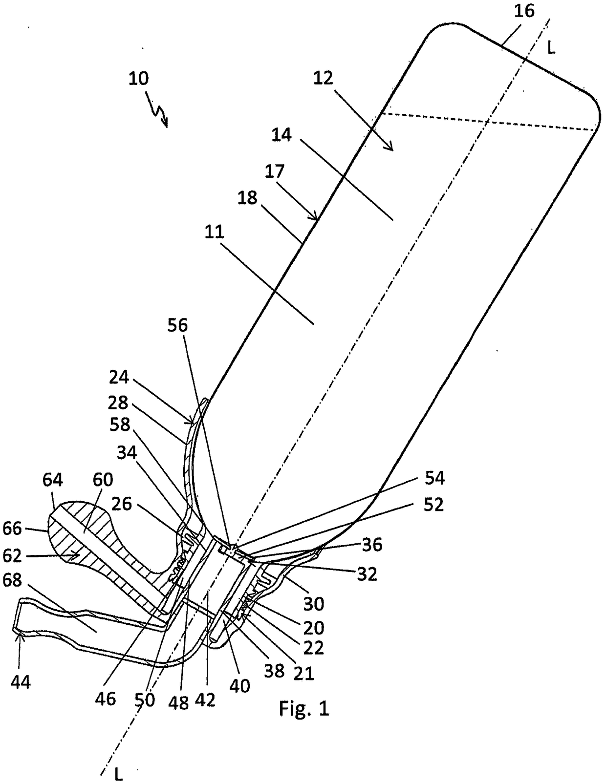 Nasal rinse with valve actuatable by breathing air