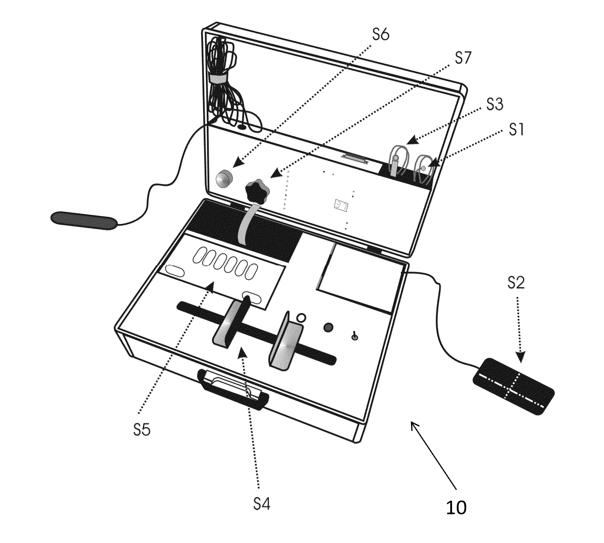 Apparatus, a system and a relating method for local or remote rehabilitation and functional evaluation of the hands