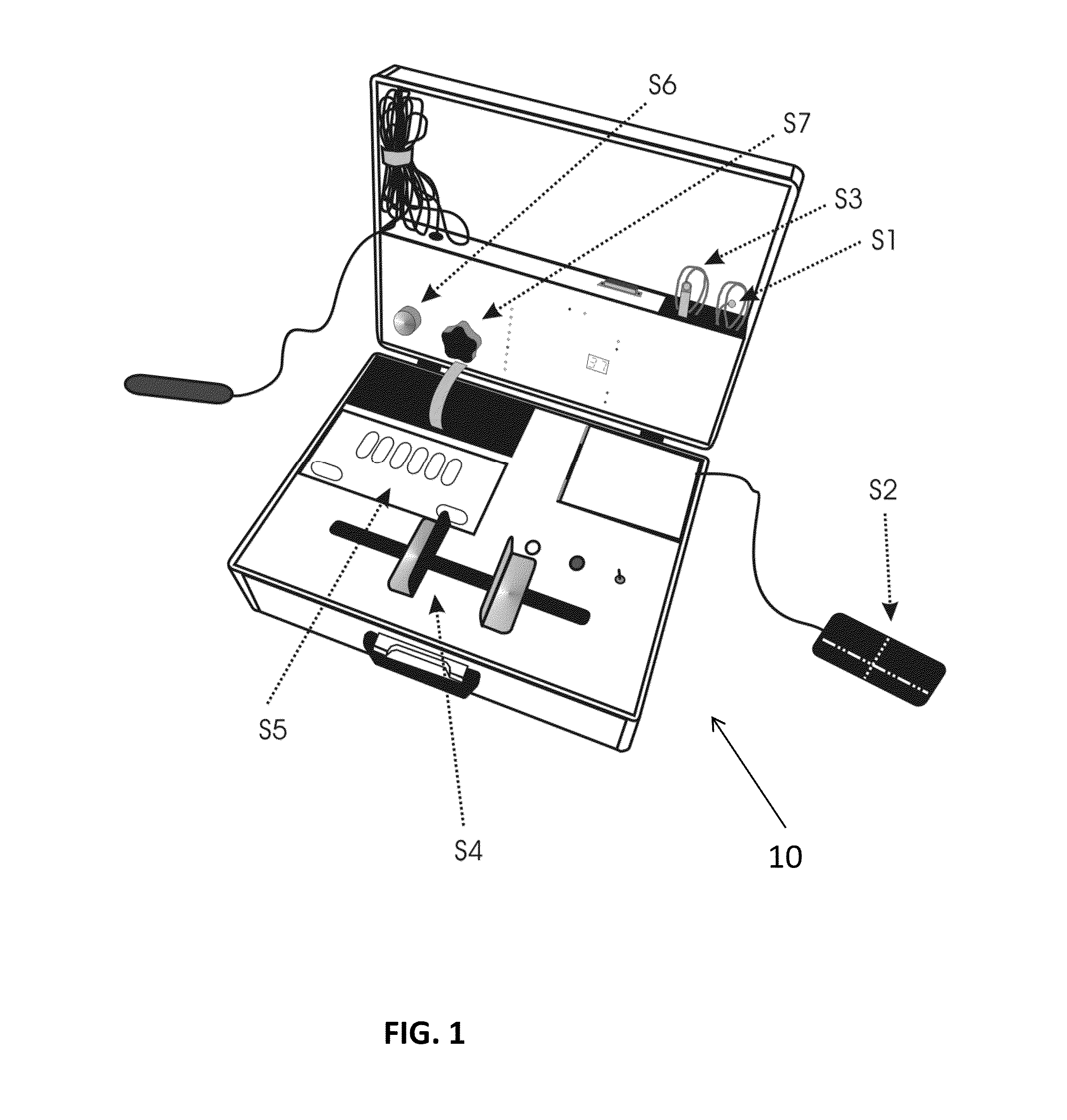 Apparatus, a system and a relating method for local or remote rehabilitation and functional evaluation of the hands