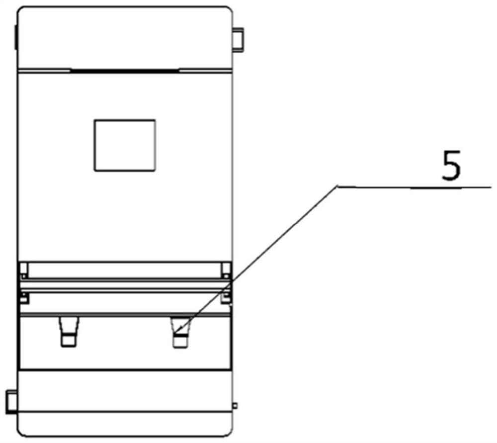 A clothes cleaning device based on ultrasonic cavitation effect