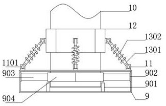 Ground drilling type tower crane foundation platform capable of improving supporting strength