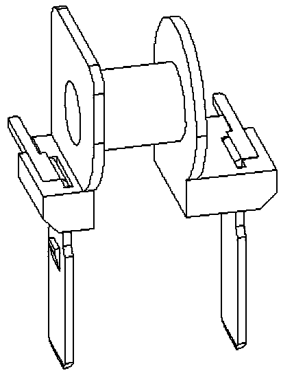 Terminal inserting and pin cutting integrated equipment for coil type electronic products