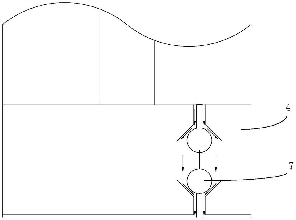 Cantilever crane variable-amplitude synchronous movement hydraulic system, operation machine and control method