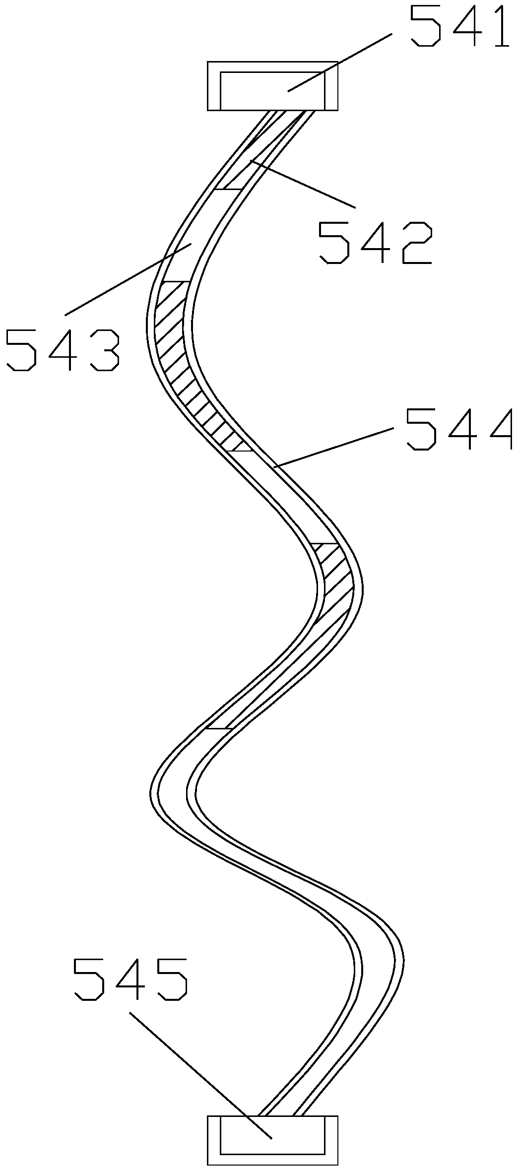 An air conditioner air outlet device using turbulent flow to prevent condensation and dust accumulation