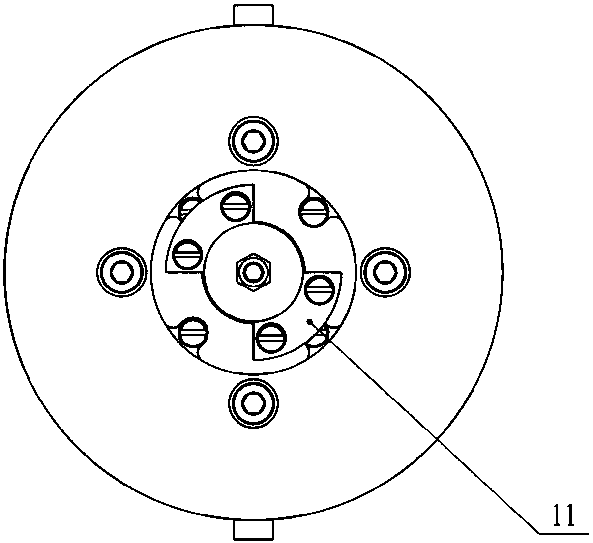 Double-closed-loop structure suitable for movable outer rotor motor