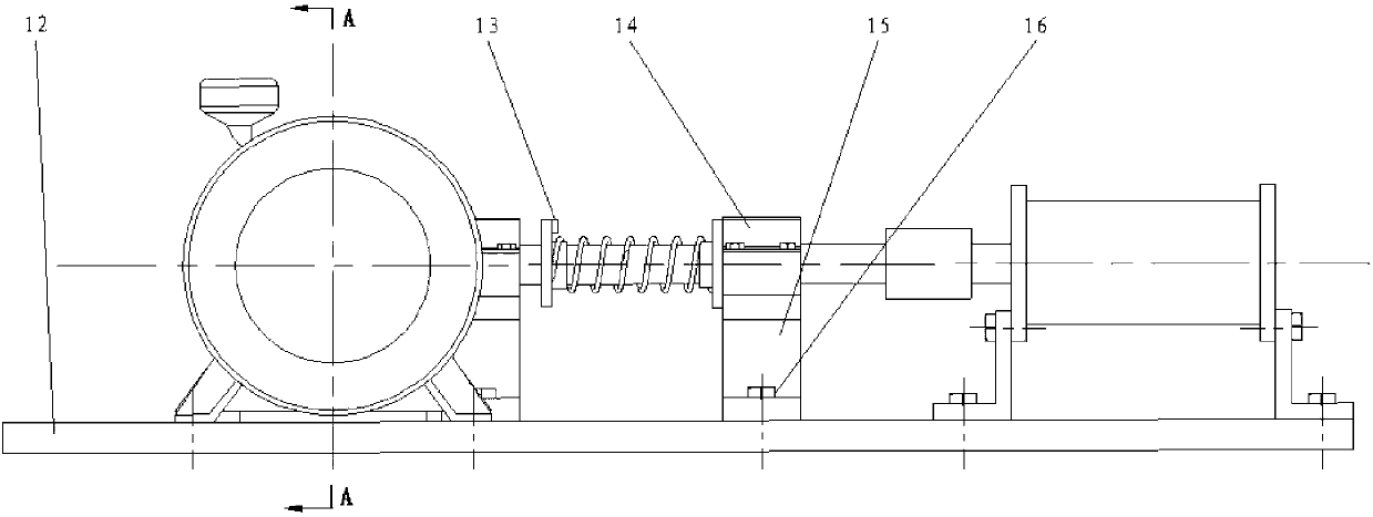 Rolling/sliding contact fatigue test device