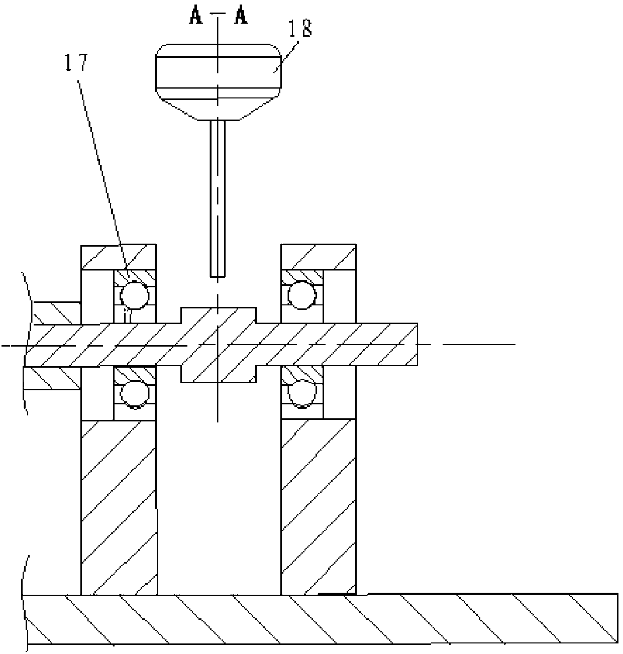 Rolling/sliding contact fatigue test device