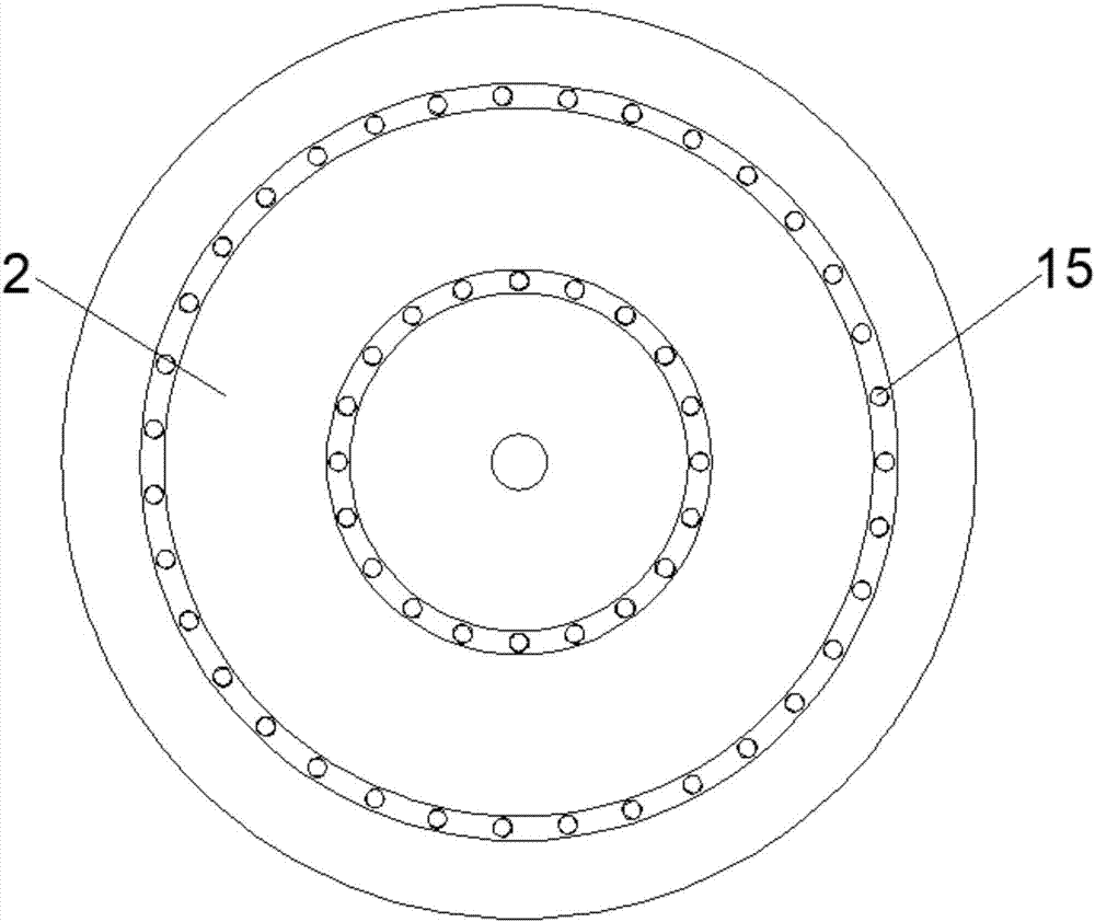 Hydrodynamic transmission set assembling overturning and rotating table