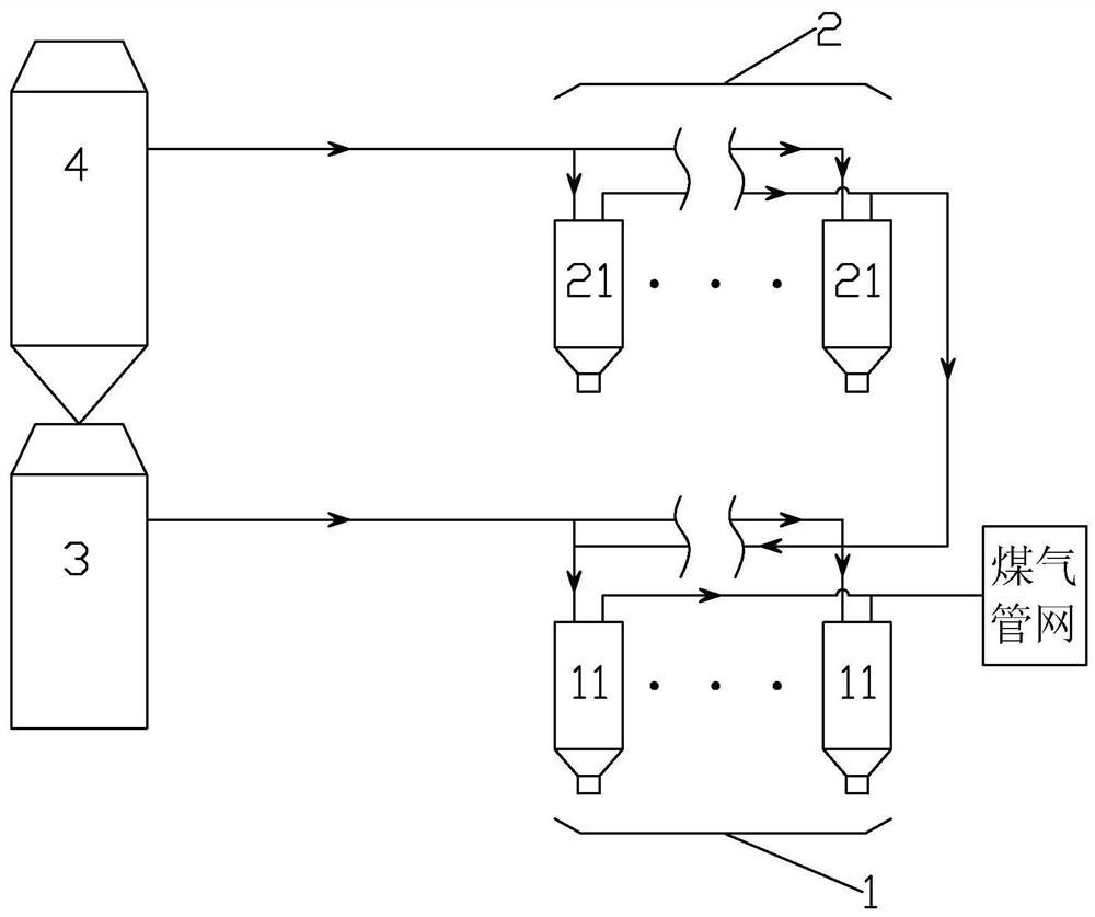 Blast furnace pressure equalization release gas recovery equipment