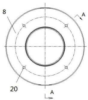 A suspension suspension method for a train motor