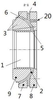 A suspension suspension method for a train motor