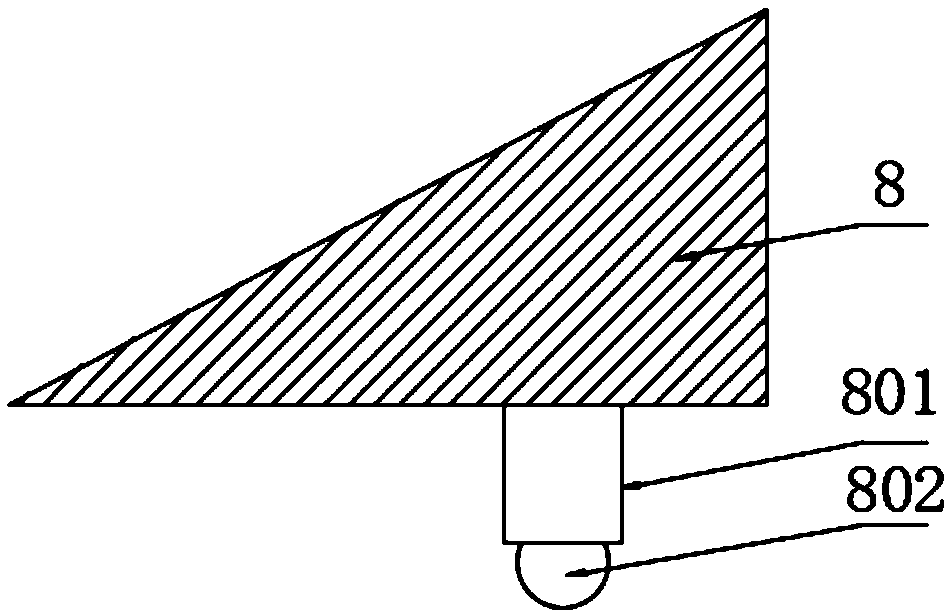 Pesticide spraying device for municipal garden grassland