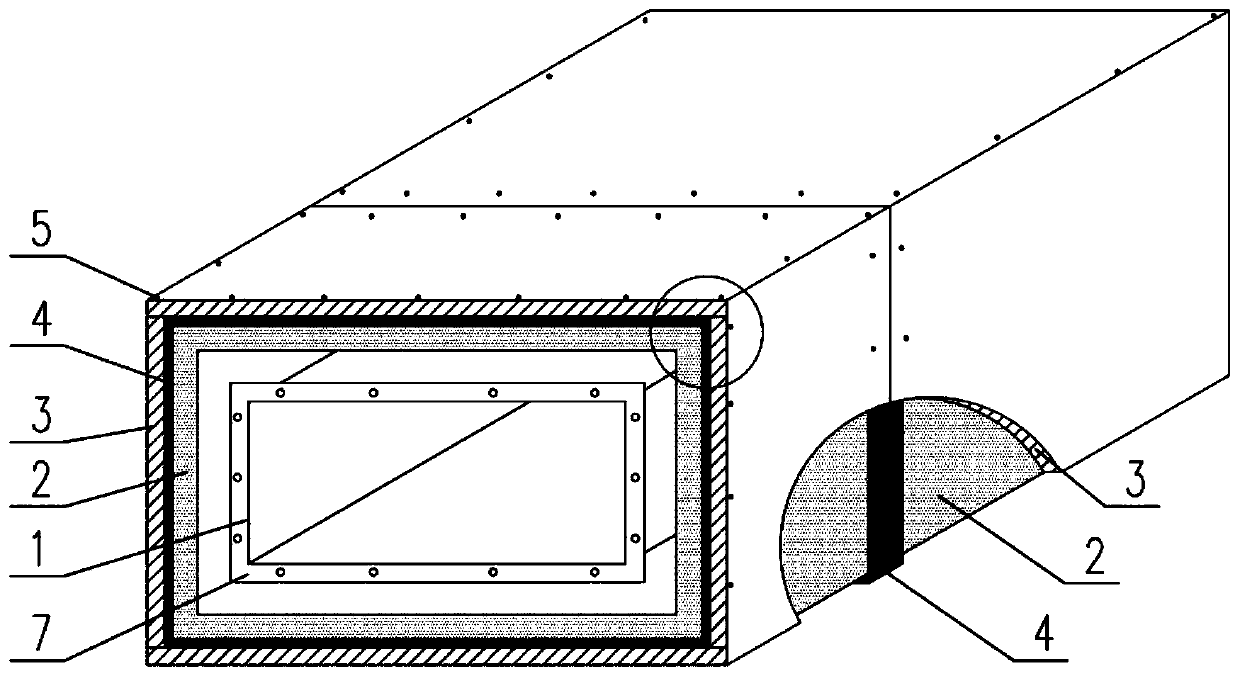 Fireproofing and heat preservation integrated composite air pipe