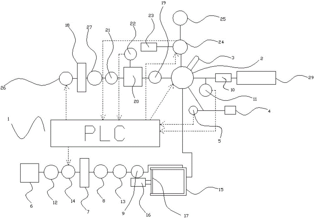 Automobile air-conditioning system sealing detection and refrigerant injection device