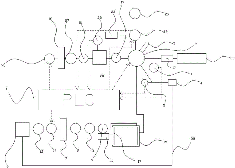 Automobile air-conditioning system sealing detection and refrigerant injection device