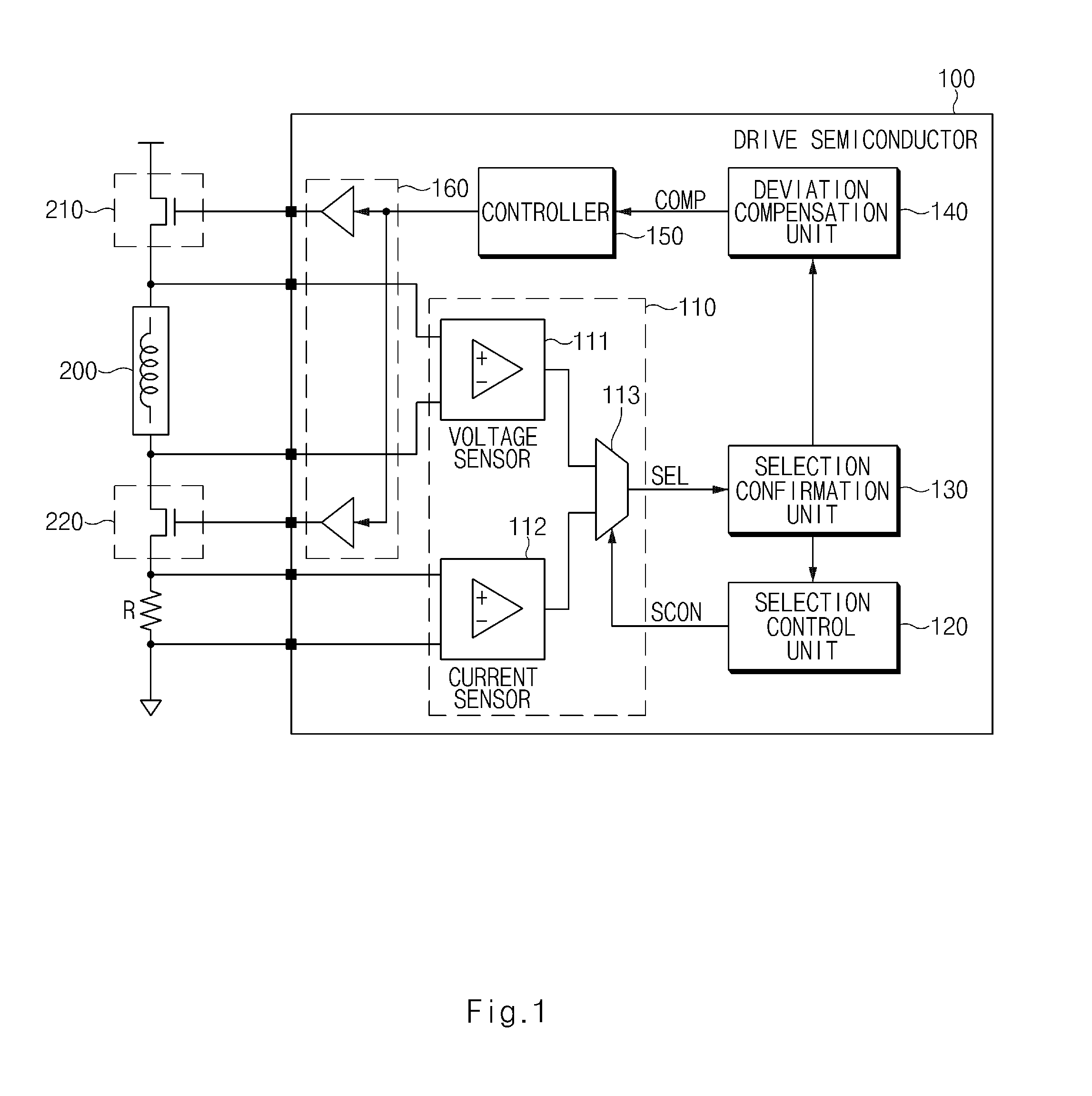 Device for correcting injector characteristics