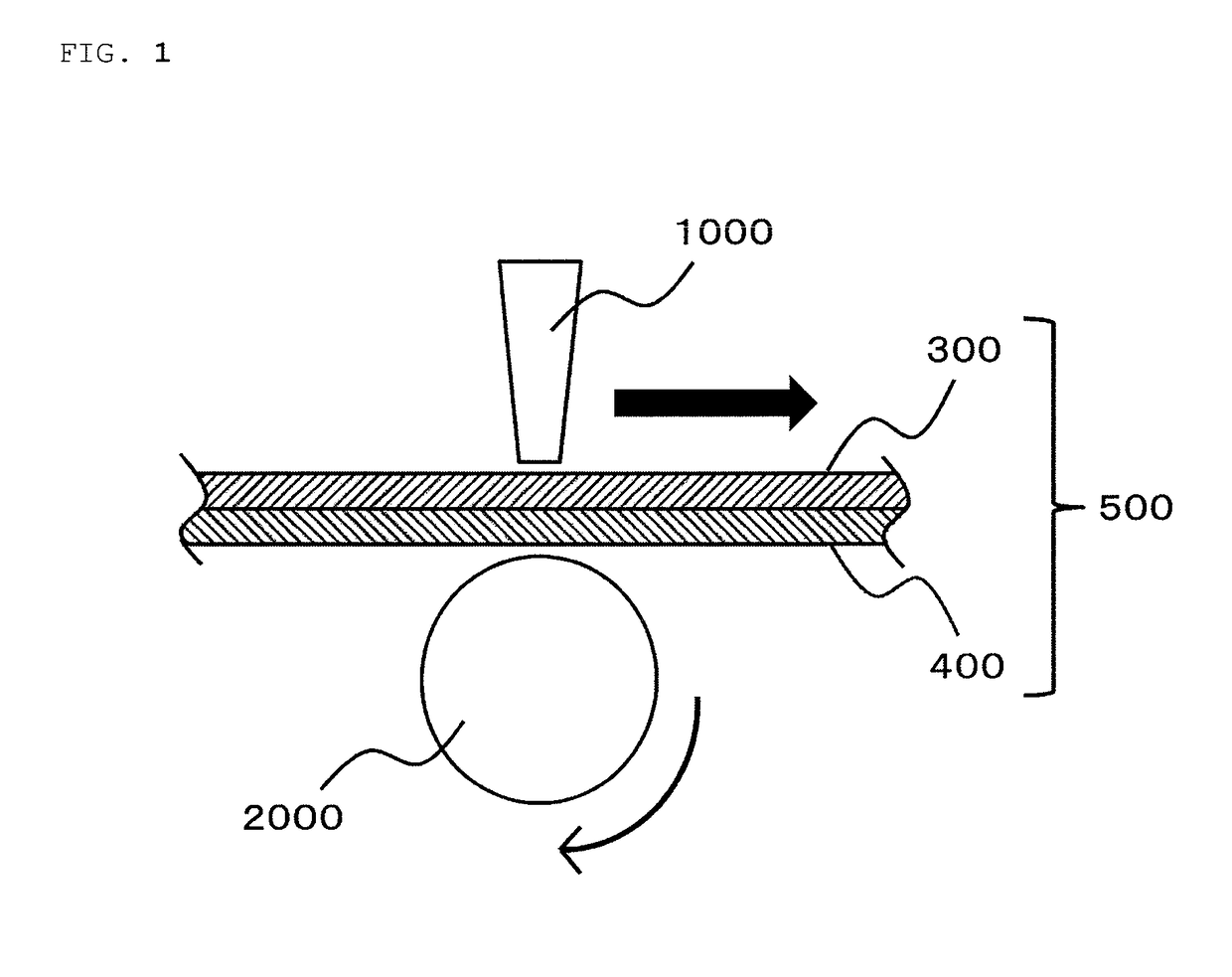 Method for producing layered article