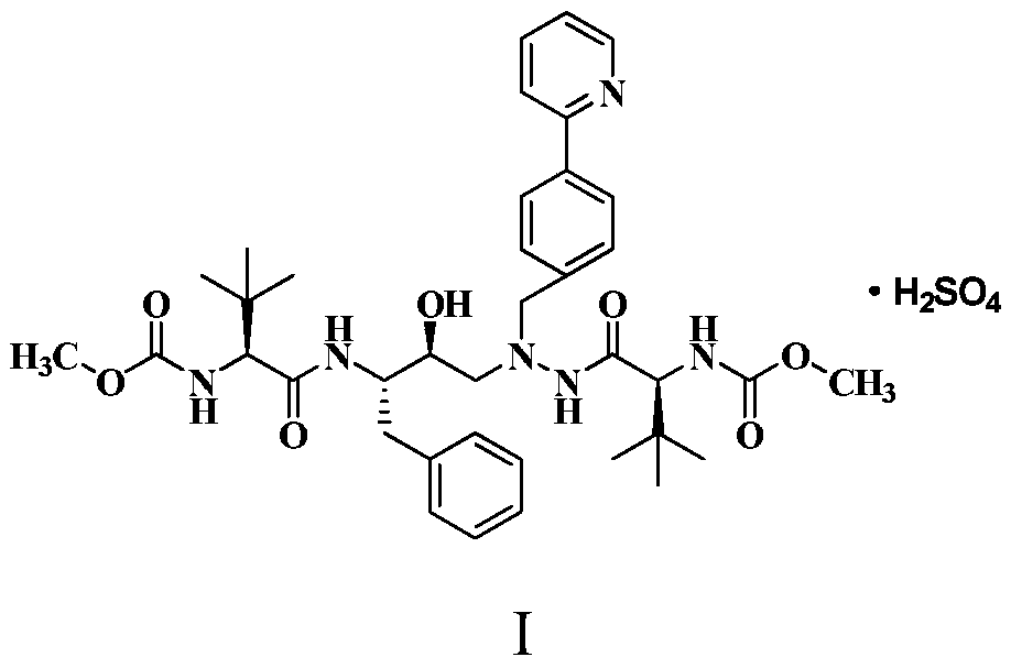 A method for preparing anti-AIDS drug atazanavir monomer