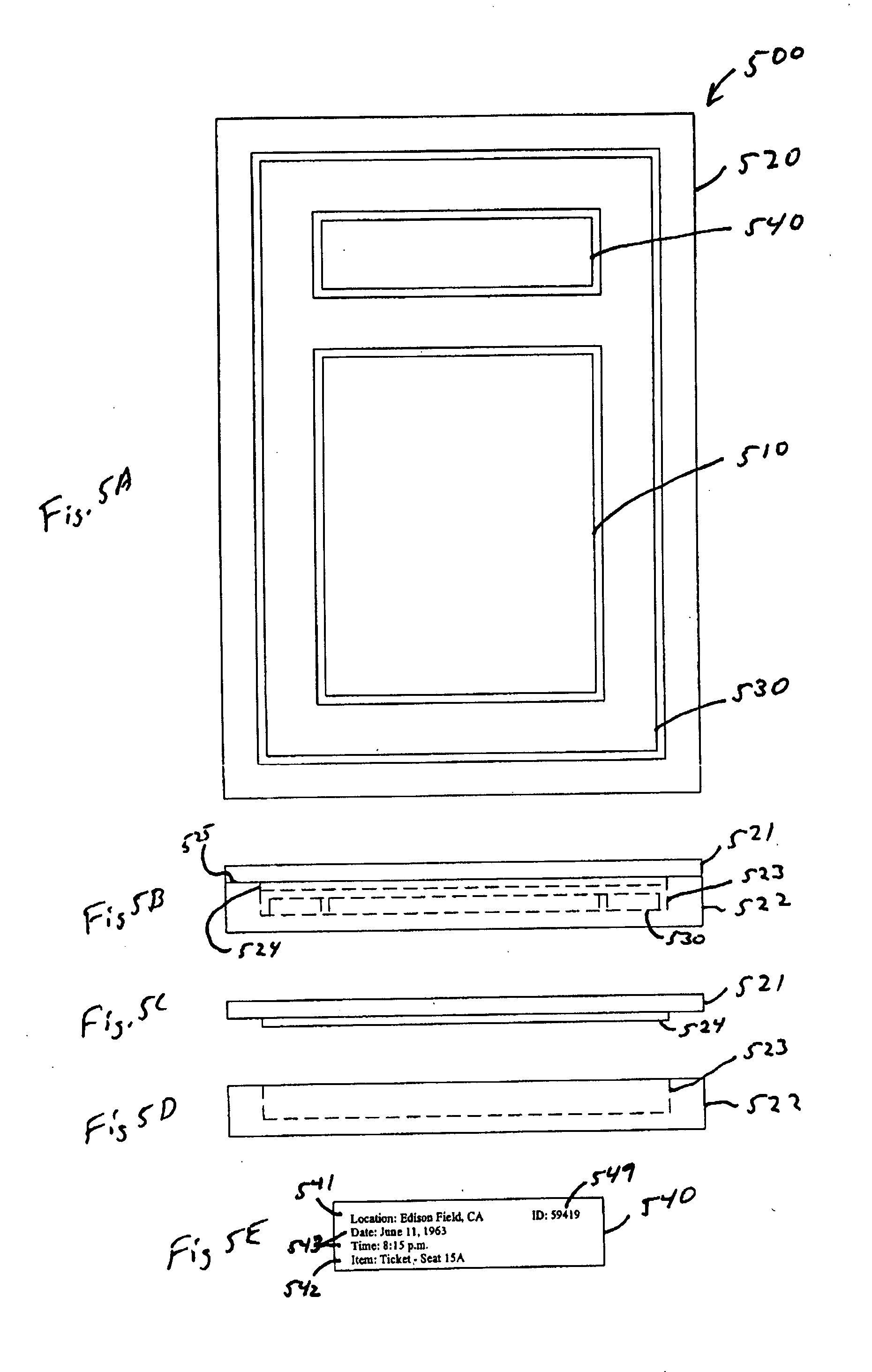 Event memorabilia holder and methods