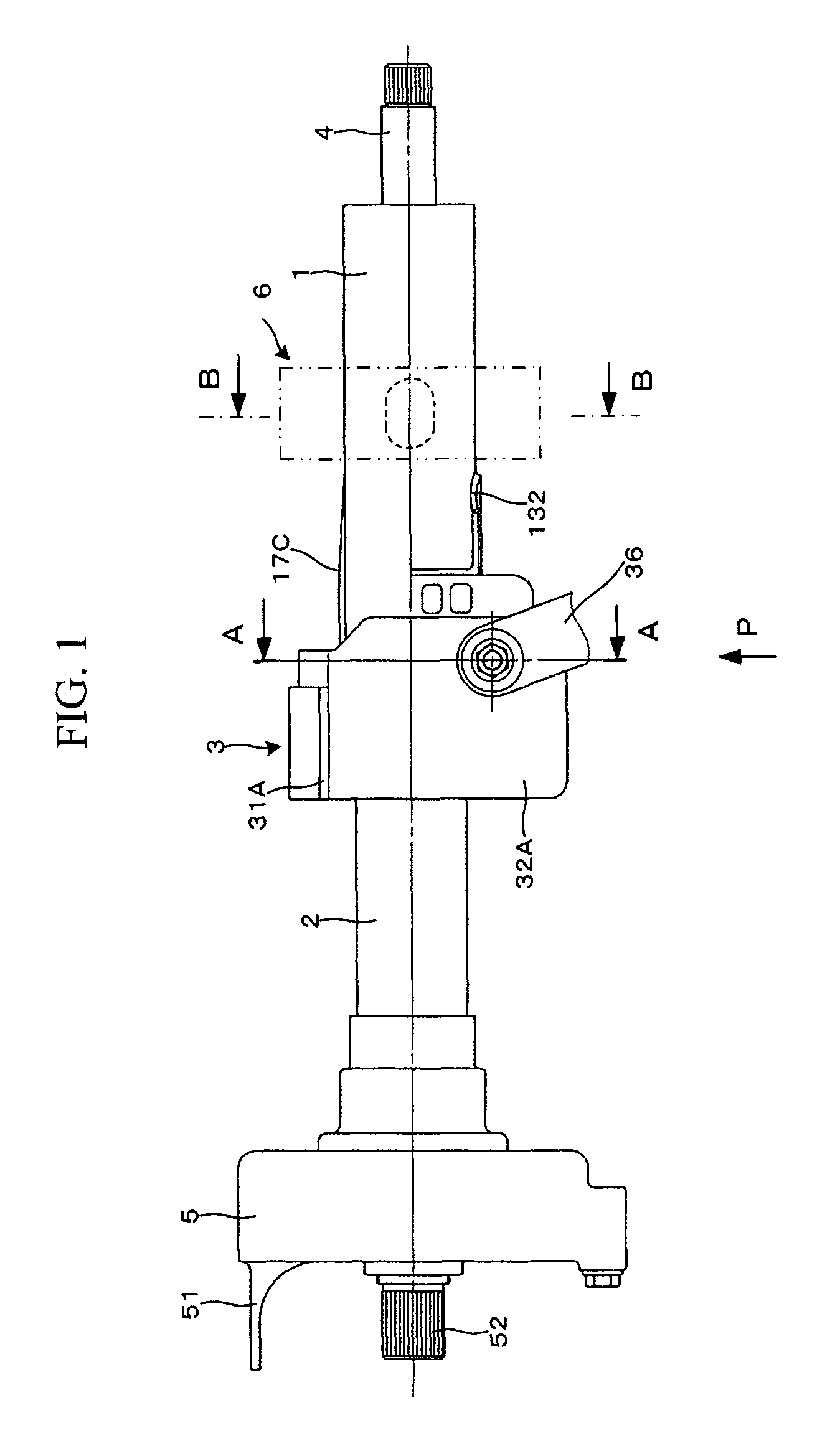 Steering column device