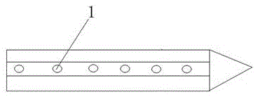 Construction method of supporting double-concave occlusal water-stop pile