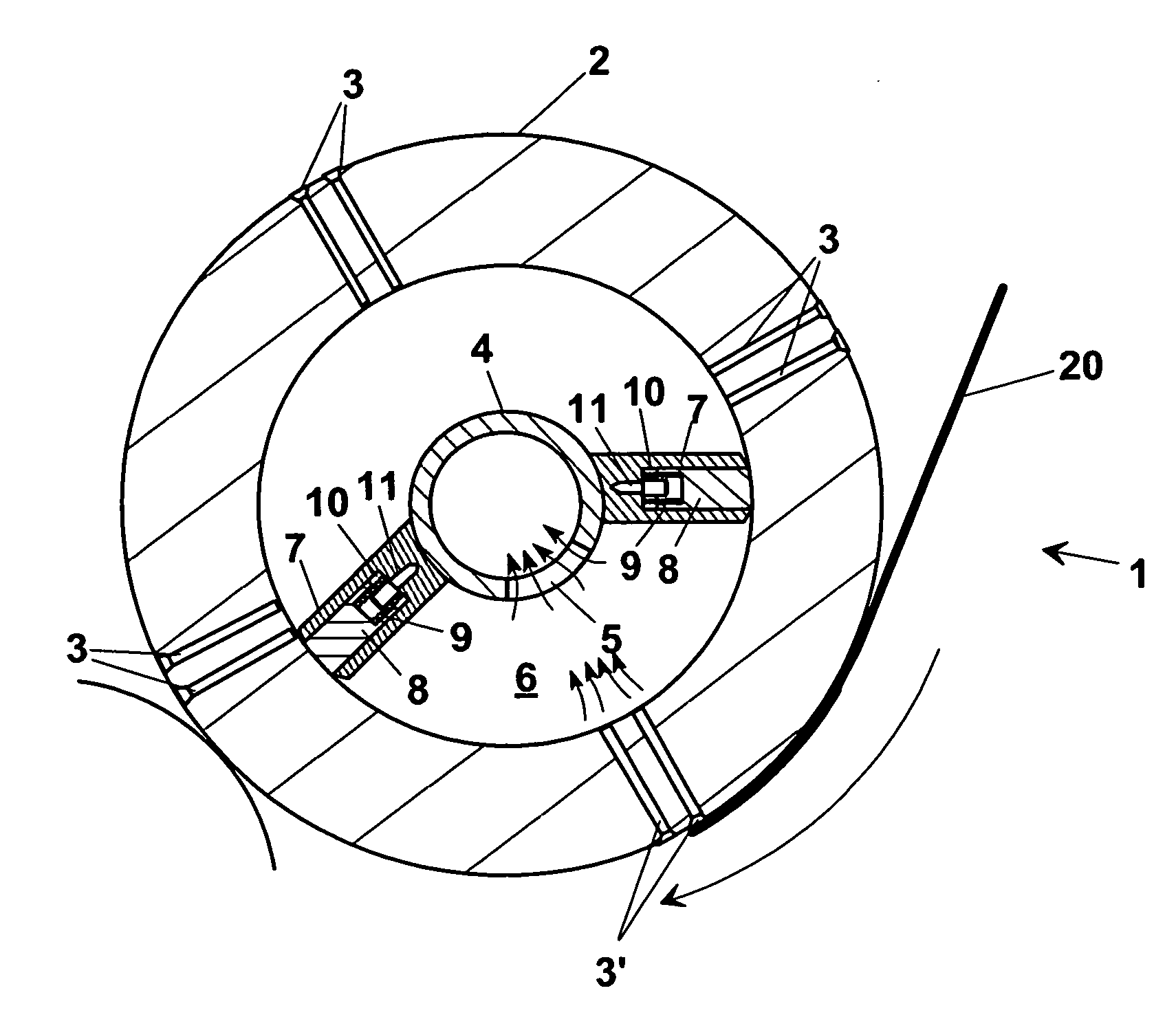 Roller for conveying a web or sheet of paper in paper converting machines and conveying method thus obtained