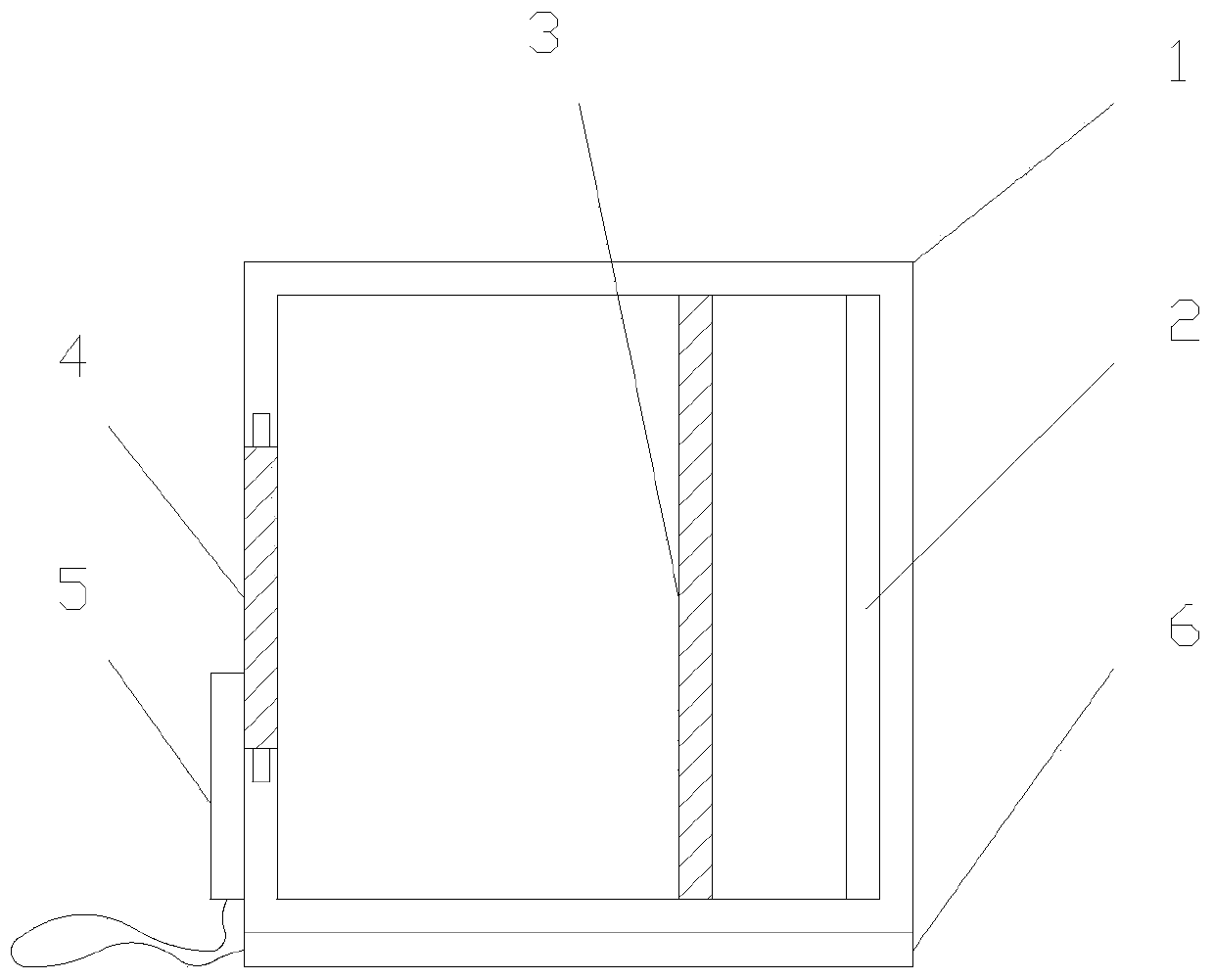 Simple portable photoelasticity teaching demonstration device based on single chip measurement