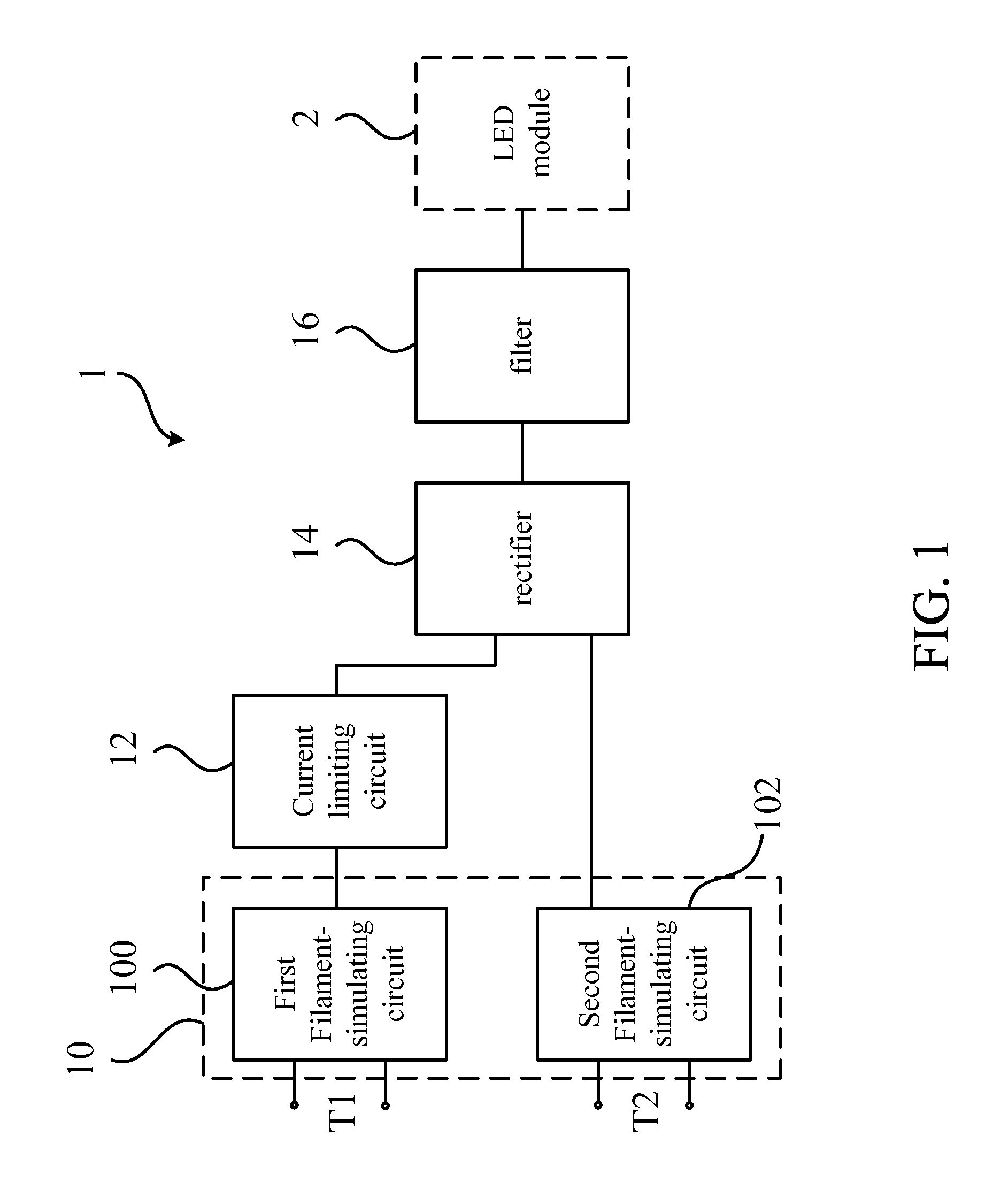 Power source module for LED lamp