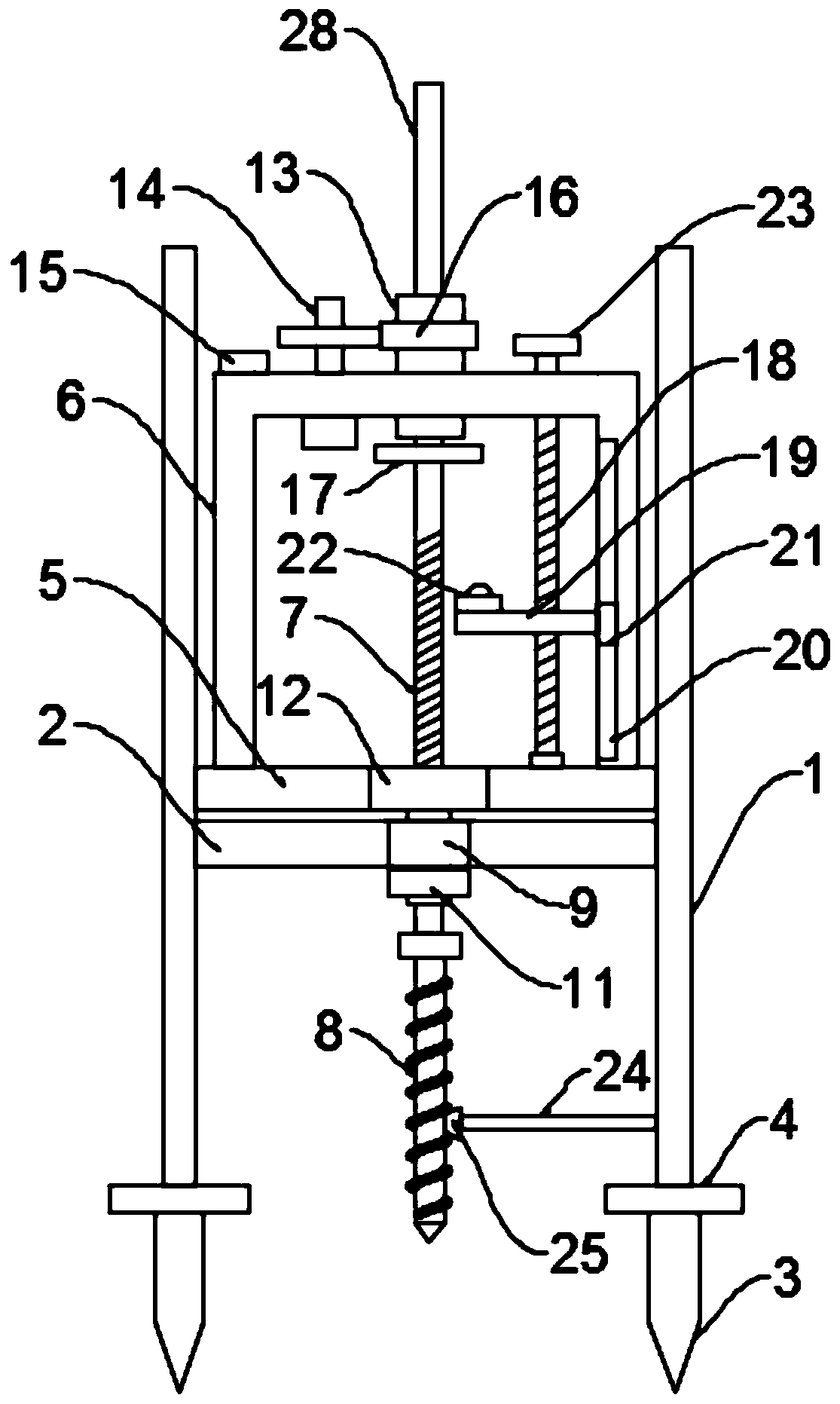 Drilling device for geotechnical engineering investigation