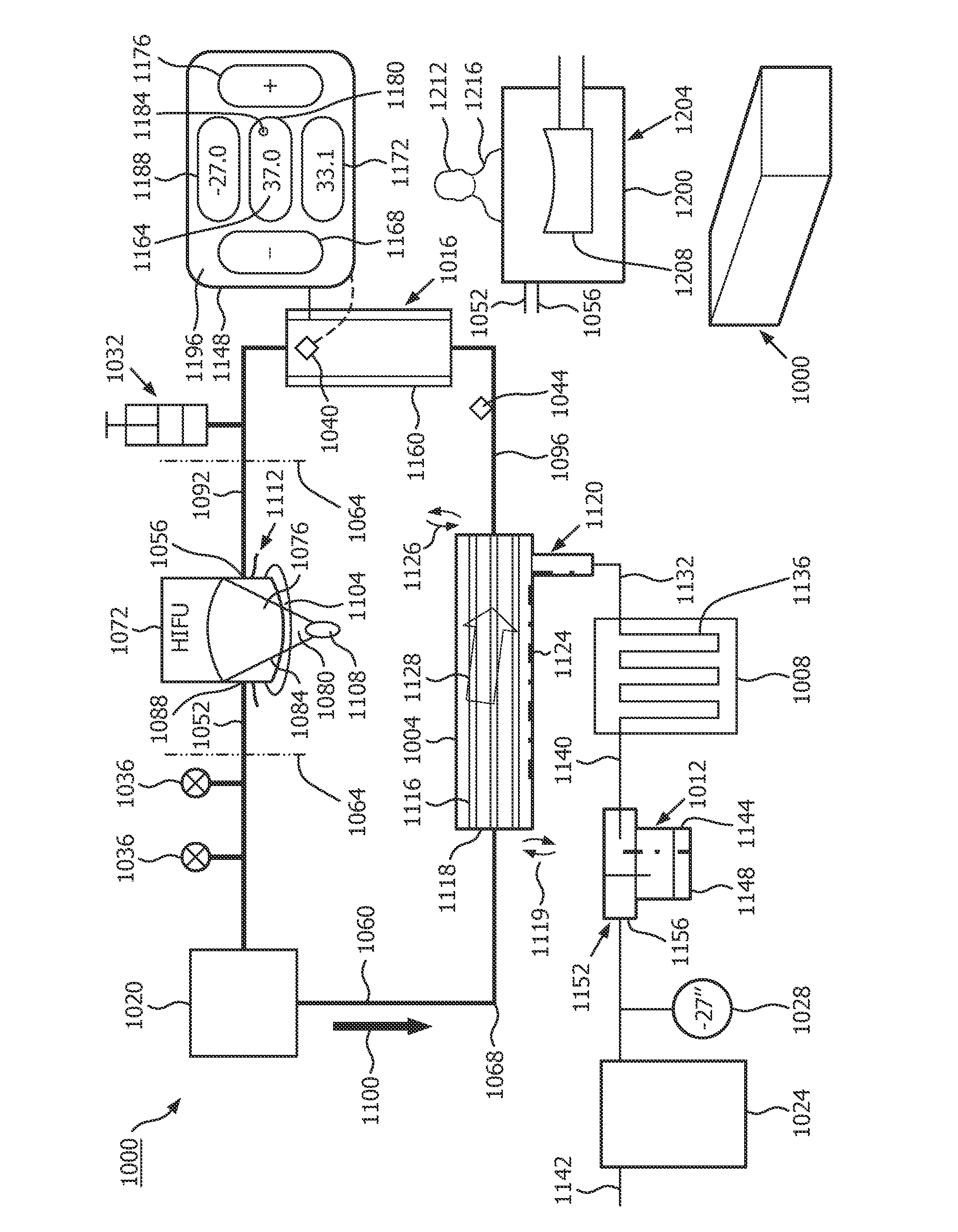 Heat exchange in fluid degassing