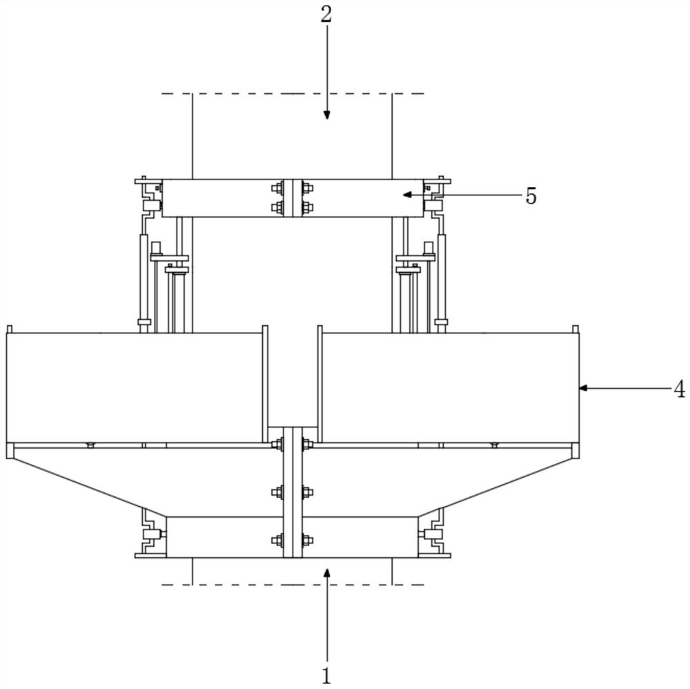 Self-climbing safety operation platform for pouring construction of pier column and construction method thereof