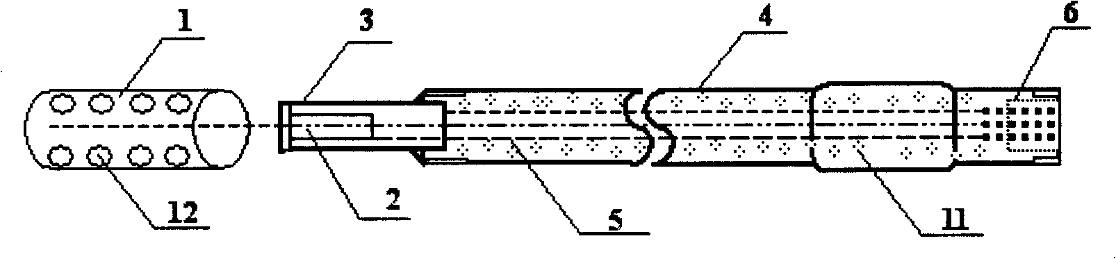 Metallic corrosion velocity measurer and its measuring method adopting AC resistance probe