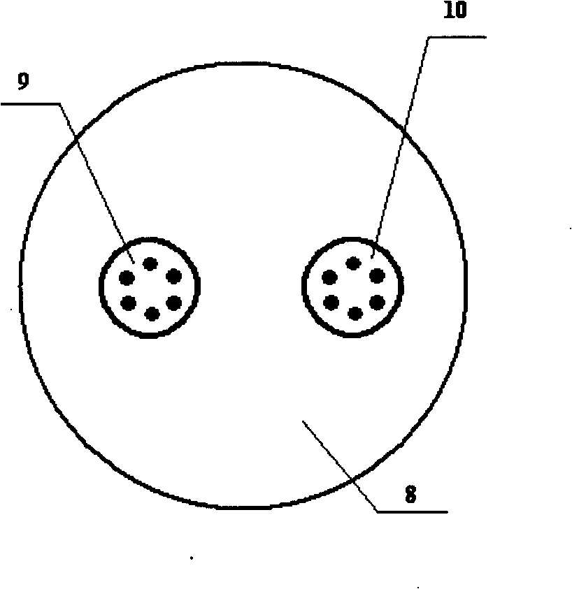 Metallic corrosion velocity measurer and its measuring method adopting AC resistance probe