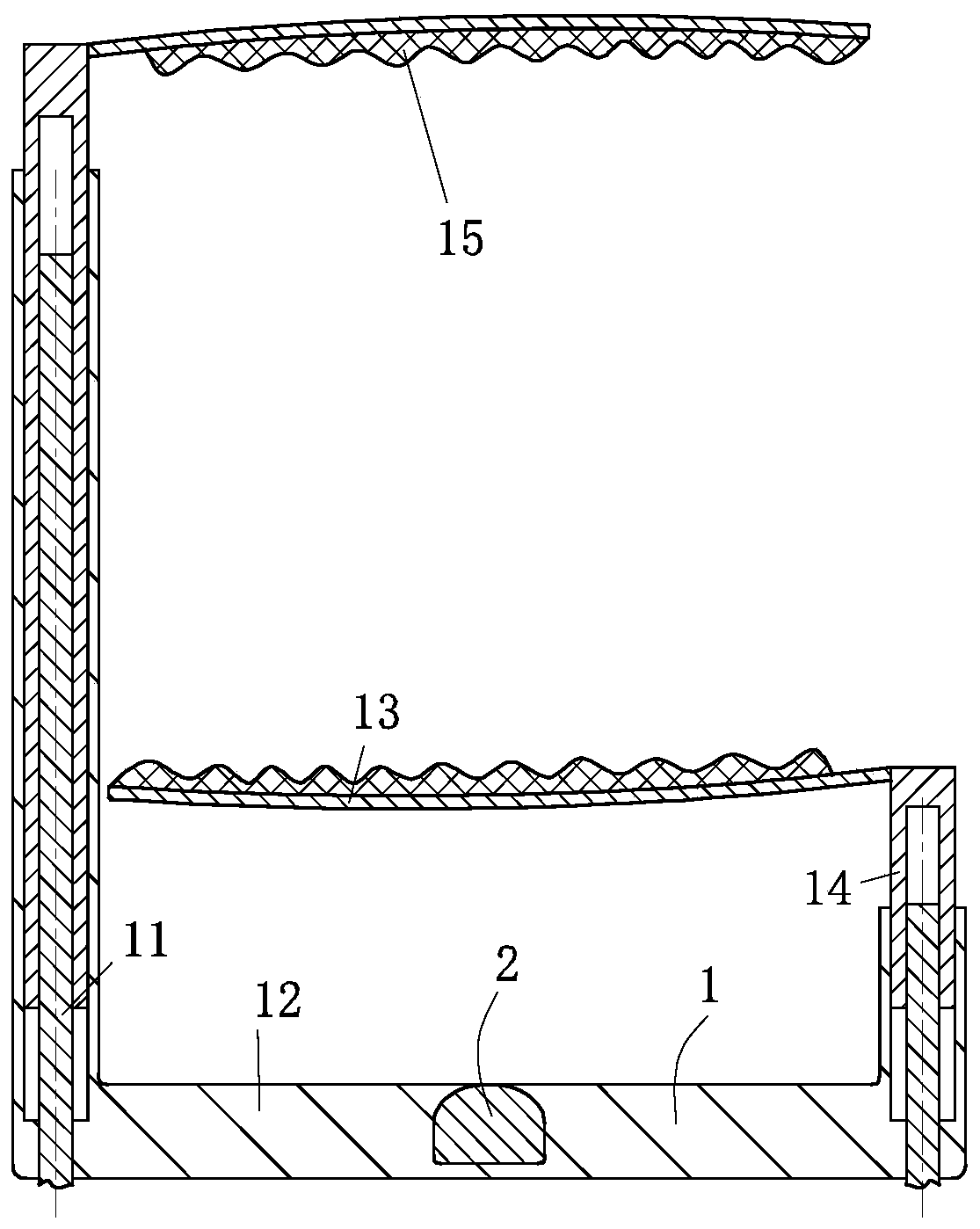 Quantitative nutrient solution injection device used for contaminated trees