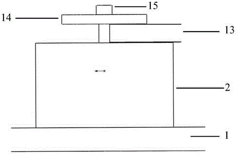 Vibration testing device of damping mistuning blade-turbine disk with damping block structure