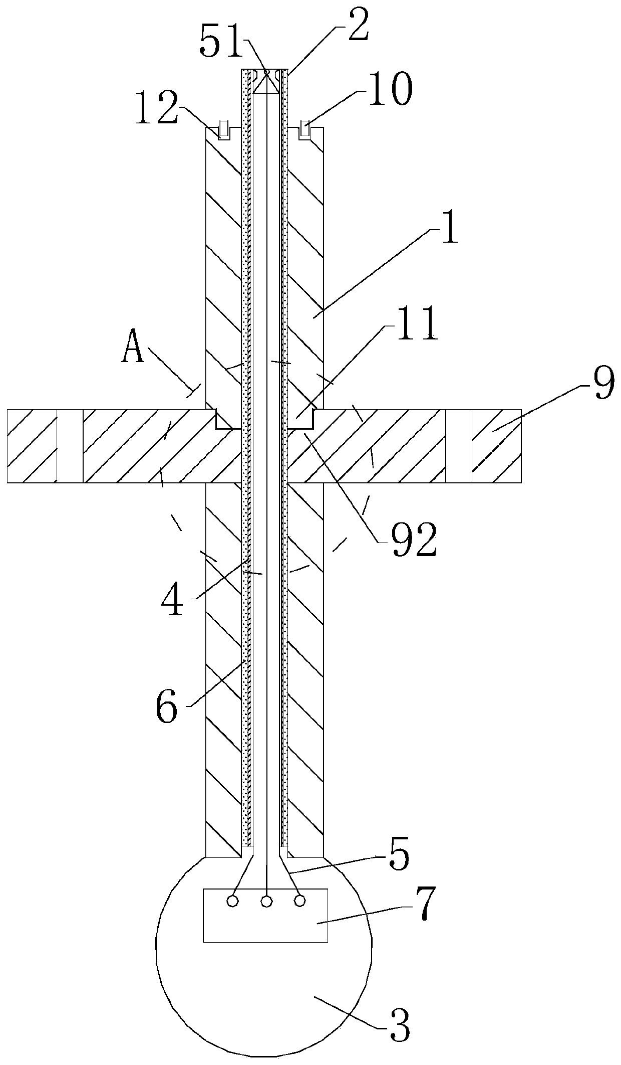 High-pressure-resistant high-precision temperature sensor