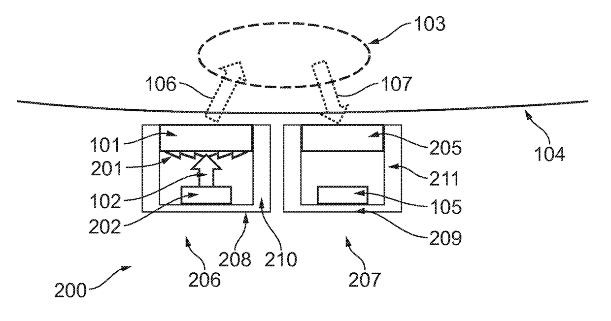 Apparatus and Method for Detecting Light Reflected From an Object