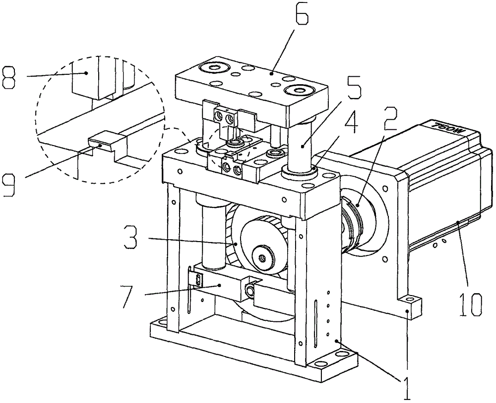 Fully automatic stamping production line of plug-in component