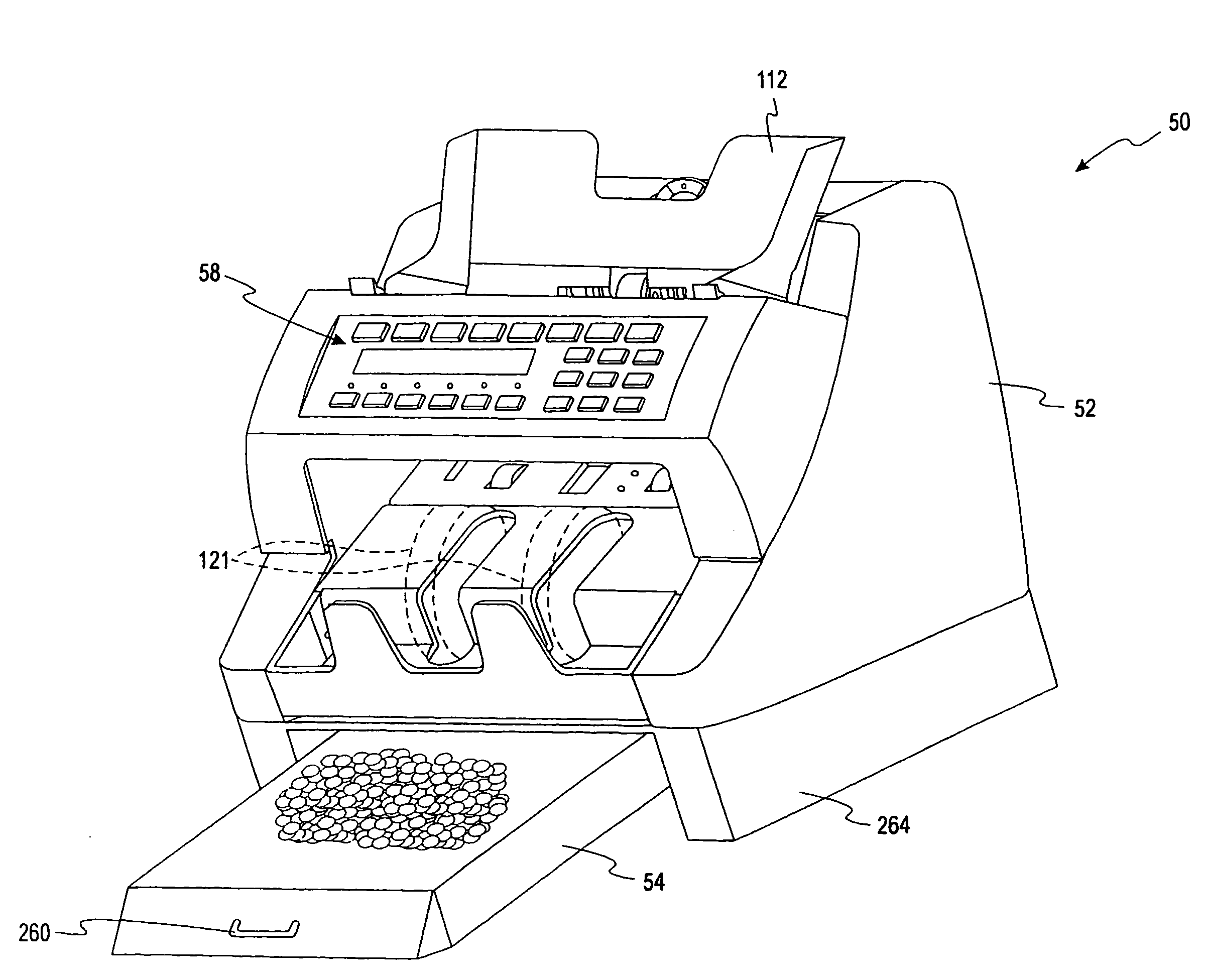 Currency bill and coin processing system